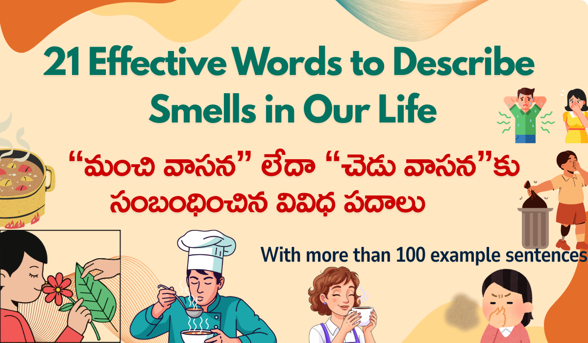 Words to describe smells